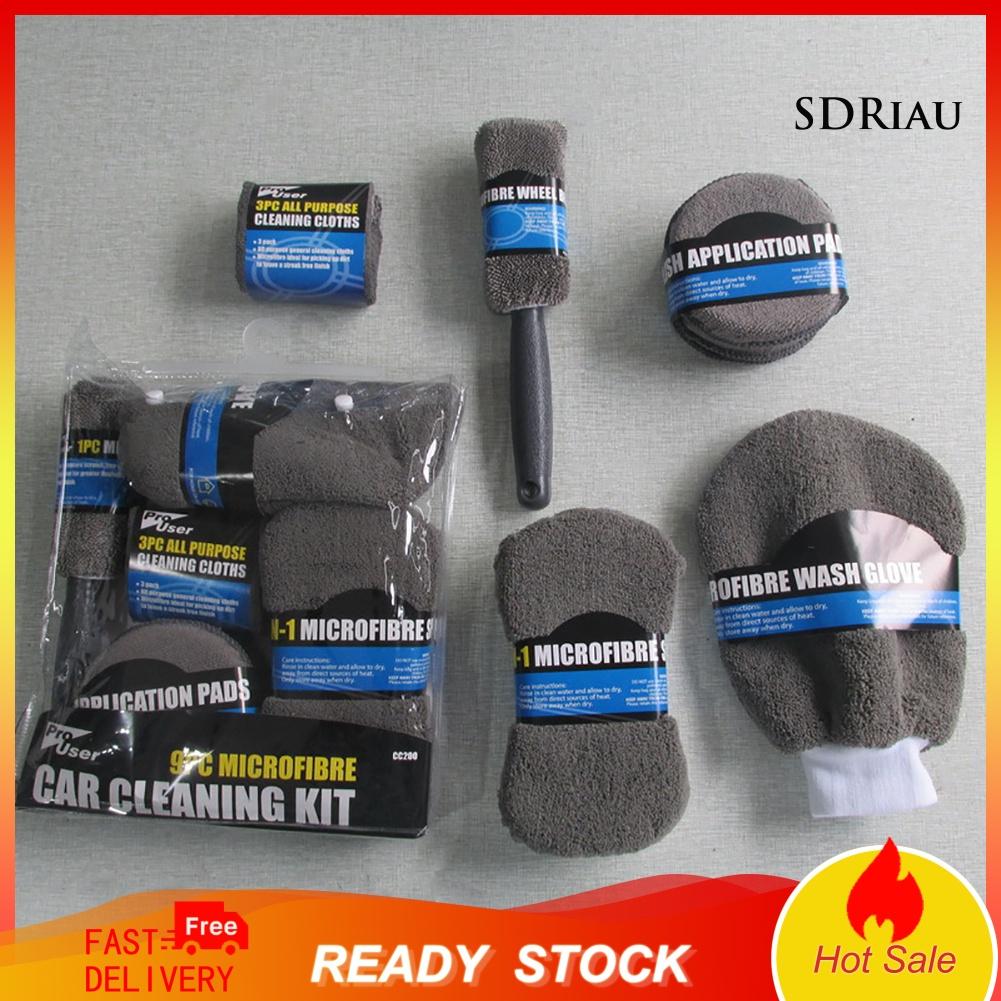 Set 9 Găng Tay Vệ Sinh Xe Ô Tô Tiện Lợi