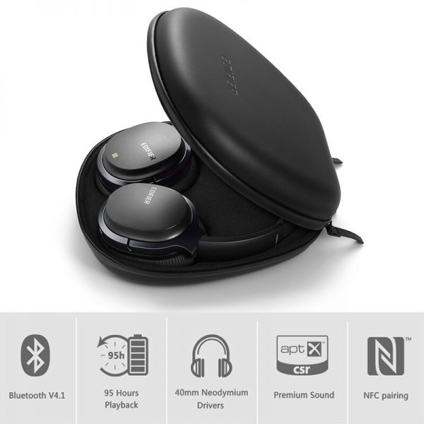 Tai nghe bluetooth Edifier W830BT Đen ( Bản quốc tế ) – Hàng chính hãng