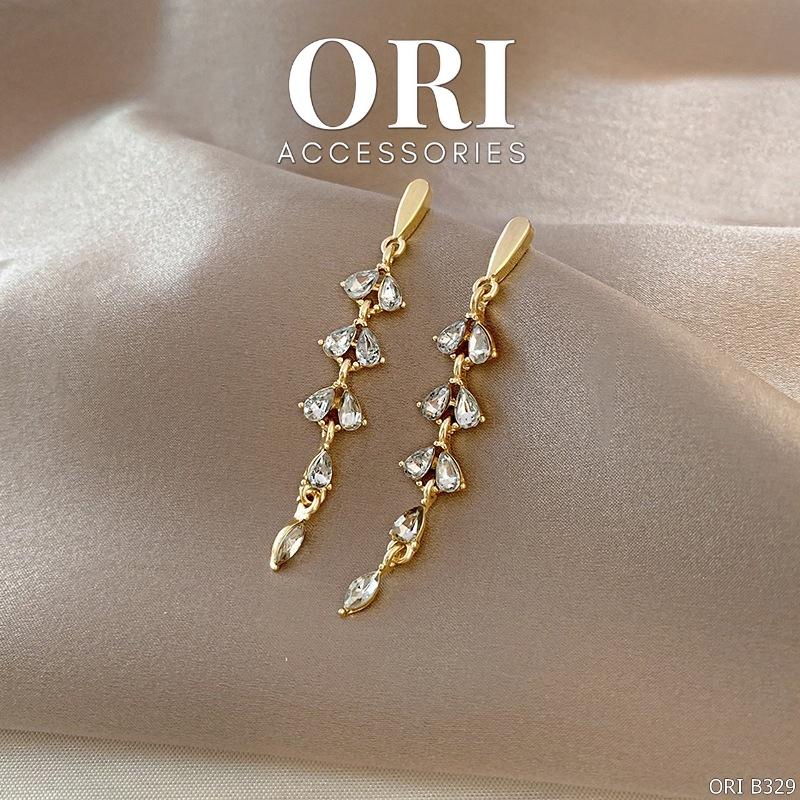 Bông tai nữ dáng dài Milcah thời trang sang trọng ORI ACCESSORIES B329