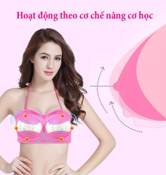 Máy massage ngực  Bevan - Hàng chính hãng -  làm săn chắc và cải thiện kích thước vòng 1 tự nhiên Không đau không cần phẫu thuật