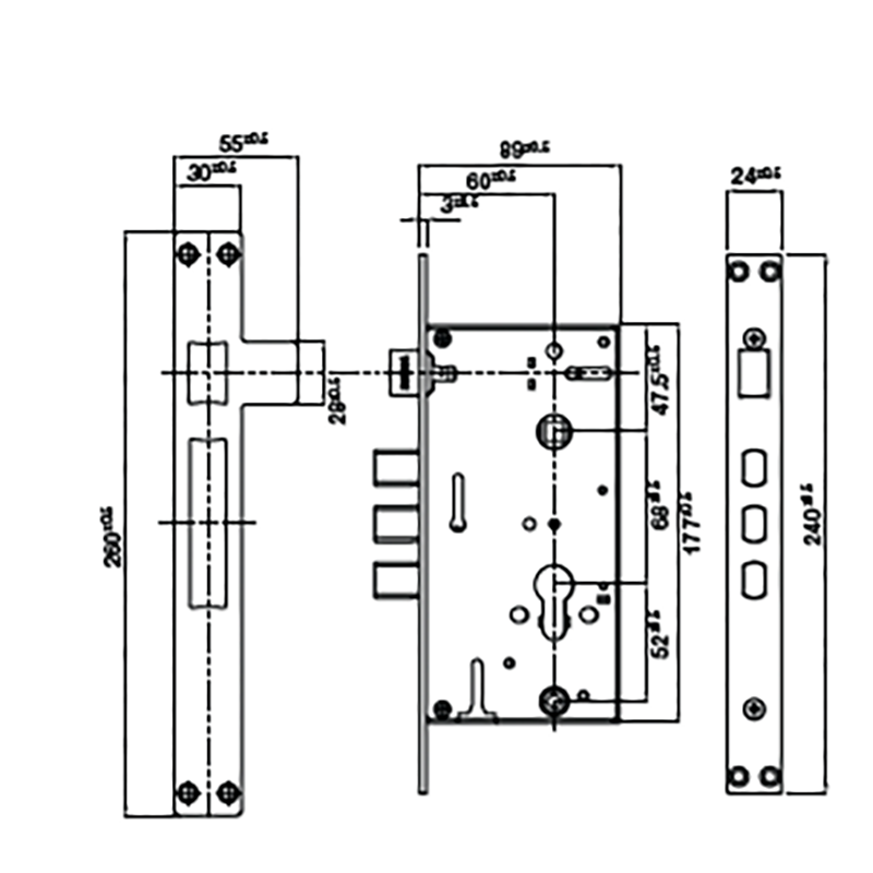 Khoá điện tử Hafele DL6100 - 912.20.582
