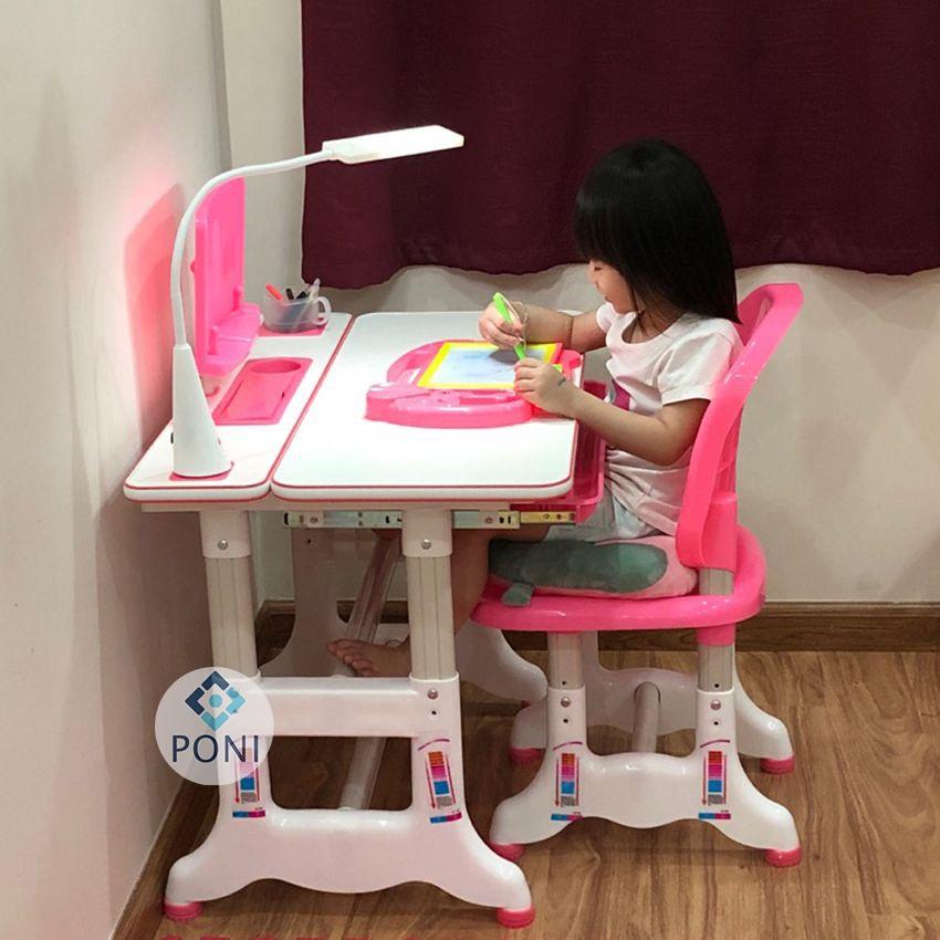 Bộ bàn học thông minh chống gù, chống cận B80, mặt bàn rộng 80cm