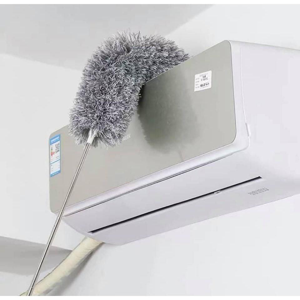 Chổi quét bụi cán inox dài rút gọn