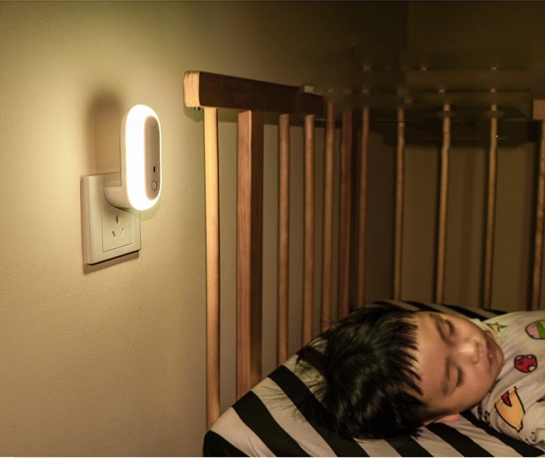 Hình ảnh Đèn ngủ thông minh điều khiển từ xa 10 cấp độ, 3 chế độ sáng, tích hợp cổng USB sạc nhanh - Bảo hành 6 tháng