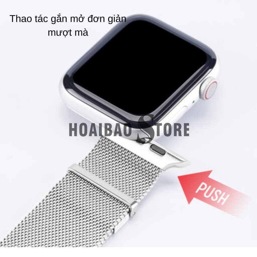Dây Đeo DUX DUCIS Series Milanese dành cho Apple Watch 38/40/41MM & 42/44/45/49MM DT/NC bền bỉ, thanh lịch