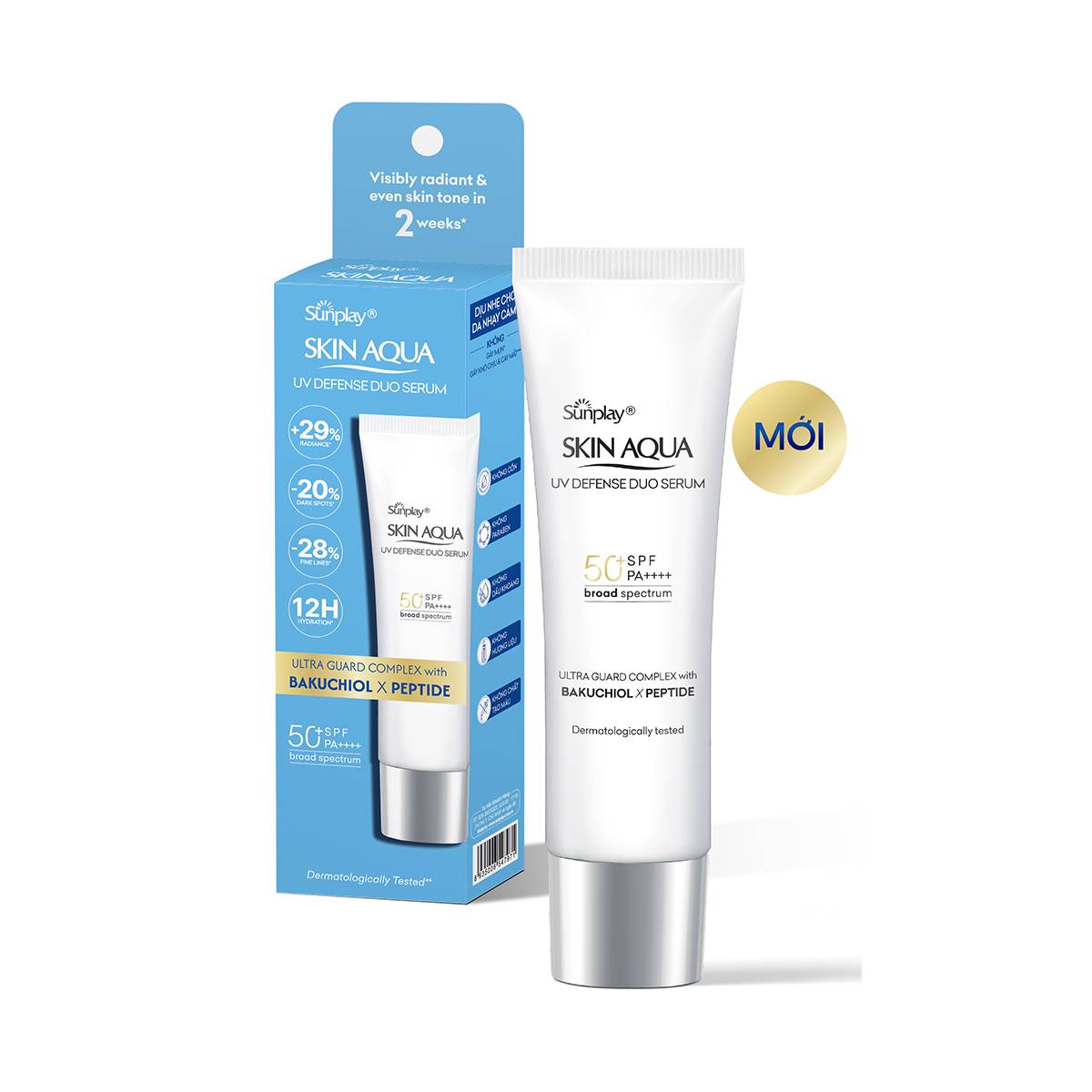 Kem chống nắng dưỡng da chuyên sâu dạng serum Skin Aqua UV Defense Duo Serum 30g