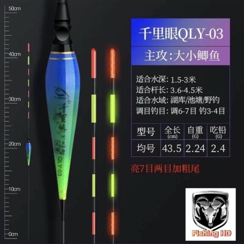 Phao câu đài câu ngày đêm TIANHA đồ câu FISHING_HD