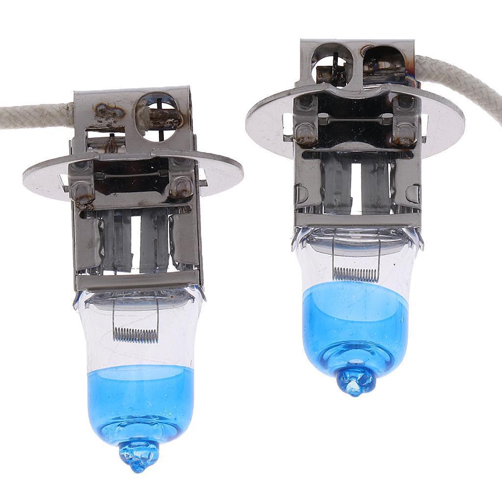 2pcs 12V 55W H3 4000K Halogen Lamp Headlight High Temperature Resistant