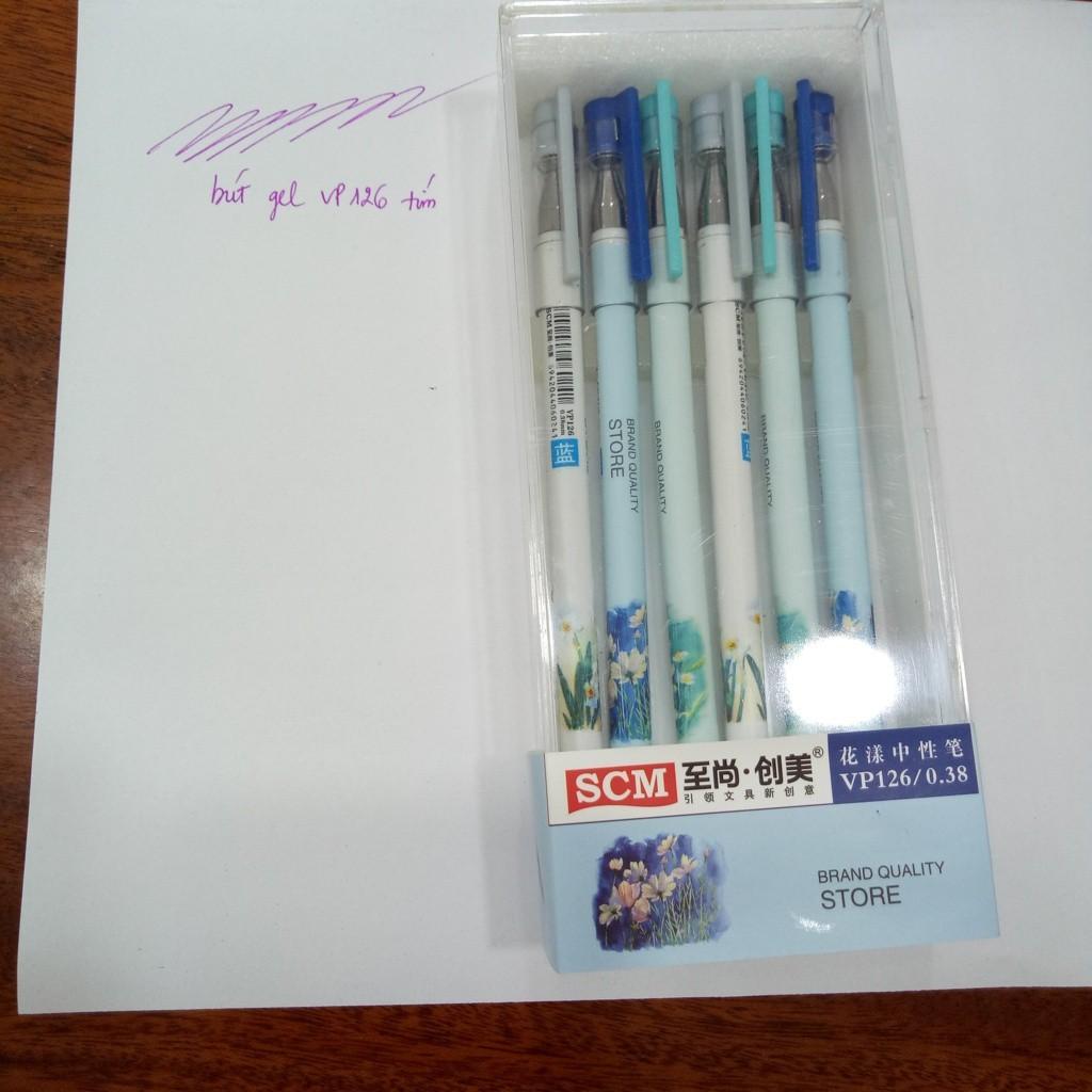 Combo 12 cây bút gel SCM VP126
