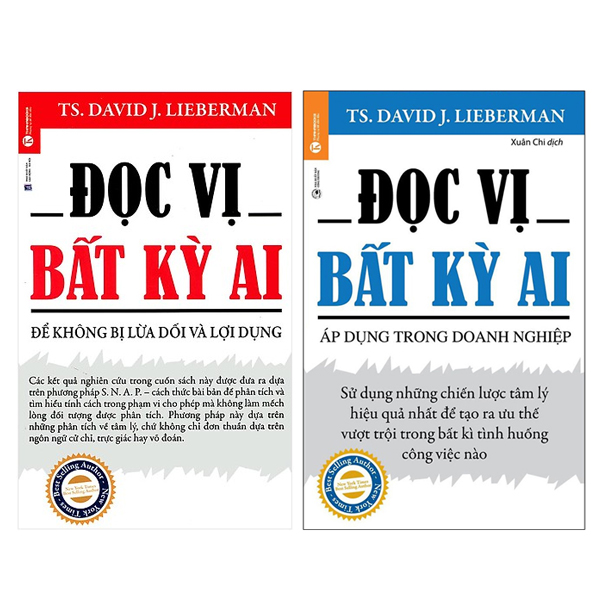 Combo Đọc Vị Bất Kỳ Ai - Để Không Bị Lừa Dối Và Lợi Dụng + Đọc Vị Bất Kỳ Ai - Áp Dụng Trong Doanh Nghiệp