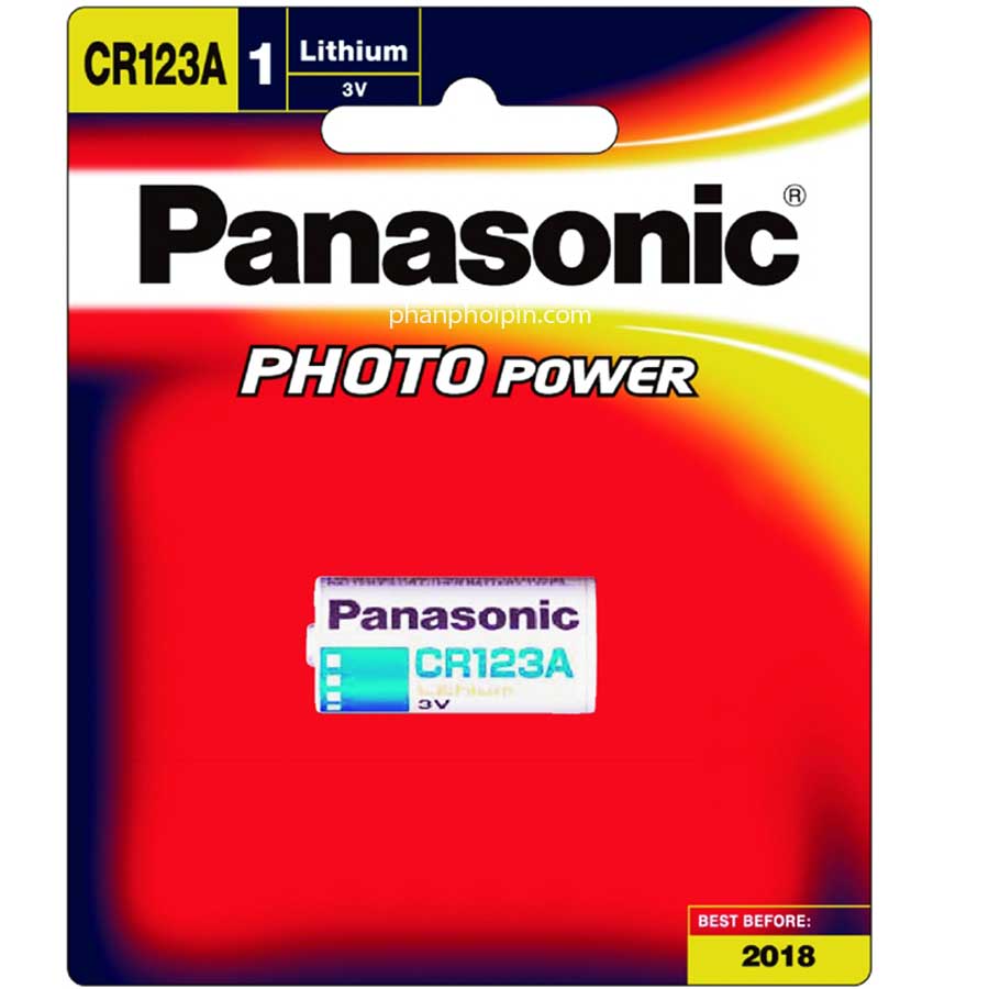 Pin Lithium Panasonic CR-123AW (Hàng chính hãng)