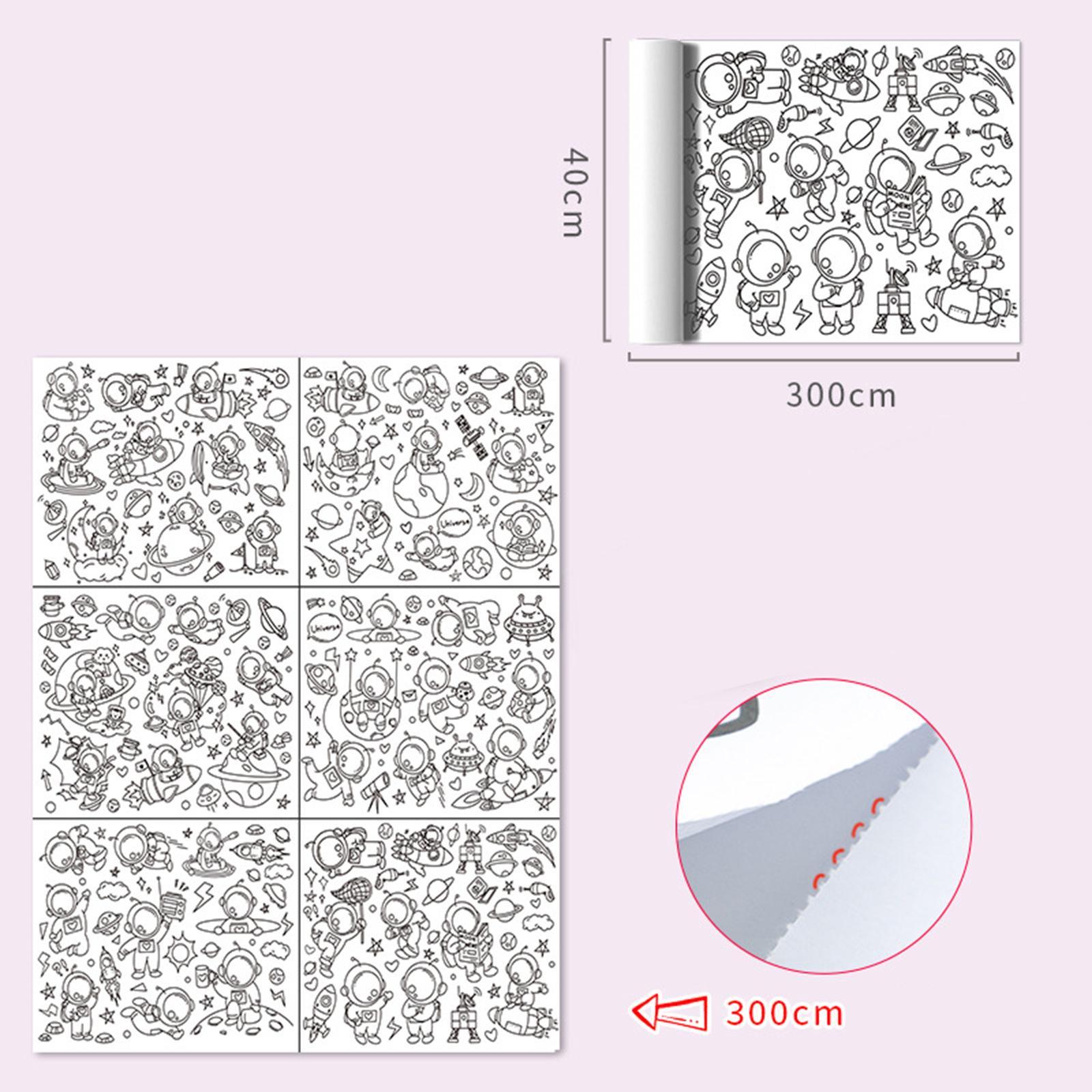 Continuous Coloring Paper Roll Coloring Poster Coloring Tablecloth Gifts