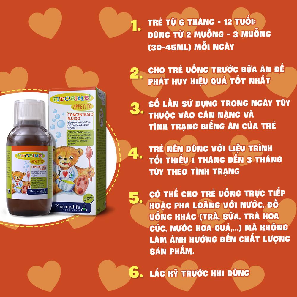 Siro FITOBIMBI FERRO C Bổ Sung Sắt, Kẽm Hữu Cơ, Vitamin, Và Khoáng Chất Giúp Bé Ăn Ngon, Hấp Thu Tốt Chai 200ml