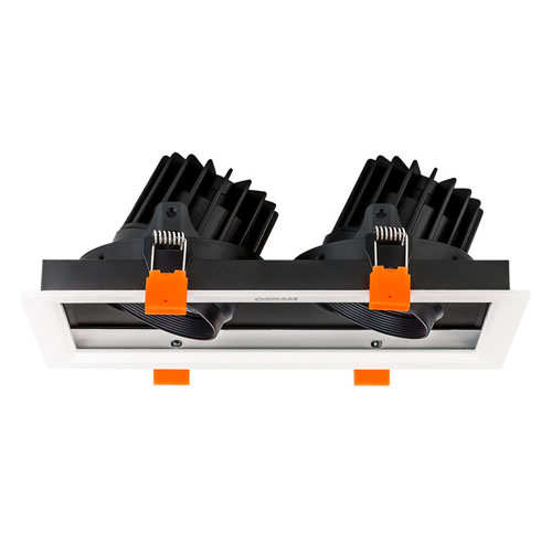 Đèn Downlight âm trần vuông đôi thương hiệu Osram