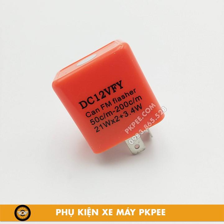 Cục Chớp Xi Nhan Điện Tử 12V Có Thể Điều Chỉnh Tốc Độ Nháy Xi Nhan