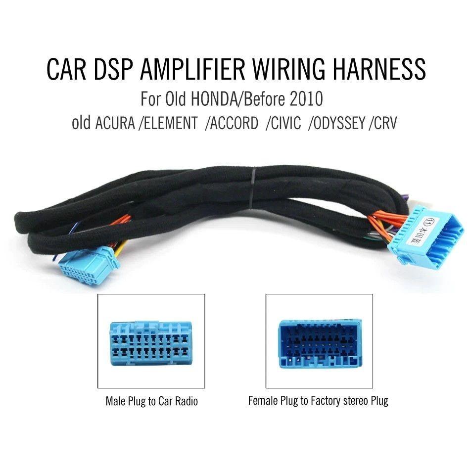 DÂY CẮM AMPLY/DSP, KẾT NỐI ĐẦU NGUYÊN BẢN CHO XE Ô TÔ HONDA ACCORD, ODYSSEY, CIVIC, CRV, FIT, CHUẨN PLUG AND PLAY
