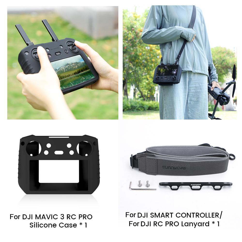 Vỏ silicon cho vỏ bảo vệ RC PRO có nắp che nắng màn hình cho phụ kiện bộ điều khiển thông minh DJI MAVIC 3 RC PRO Màu sắc: Combo 7