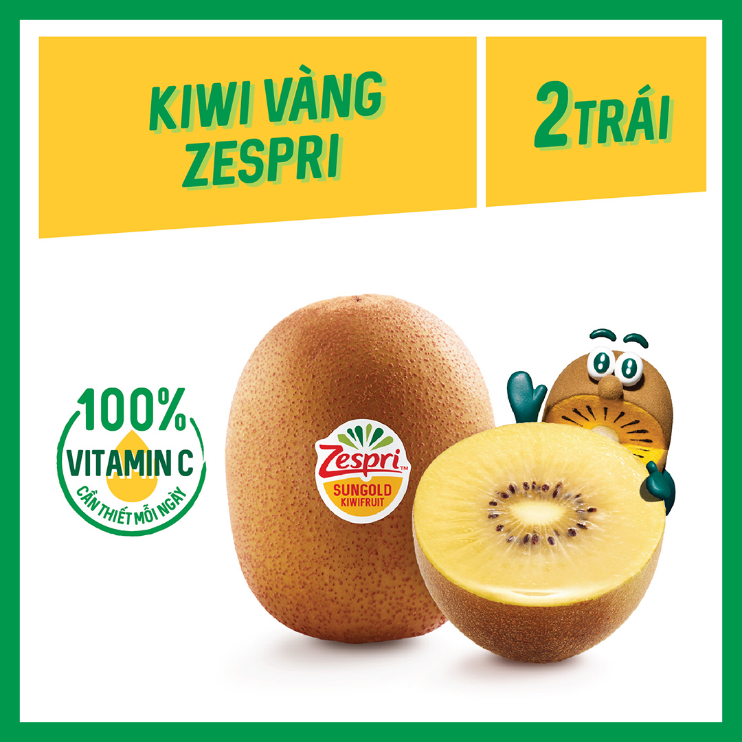Kiwi Vàng Zespri - Hộp 02 Trái