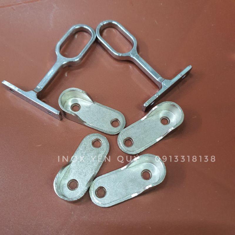 1 đôi bát đỡ thanh nhôm treo.quần áo elip 15x30mm