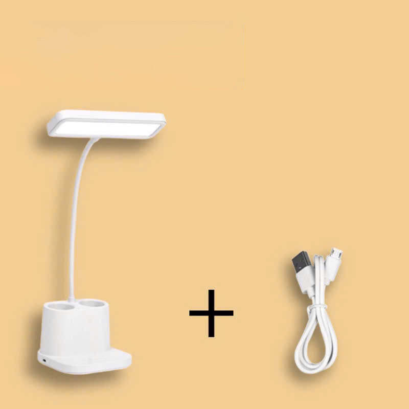 Đèn Học Để Bàn P9 800Lux 3 Chế Độ Ánh Sáng Trắng – Vàng – Trắng Vàng Có Hộc Đựng Bút