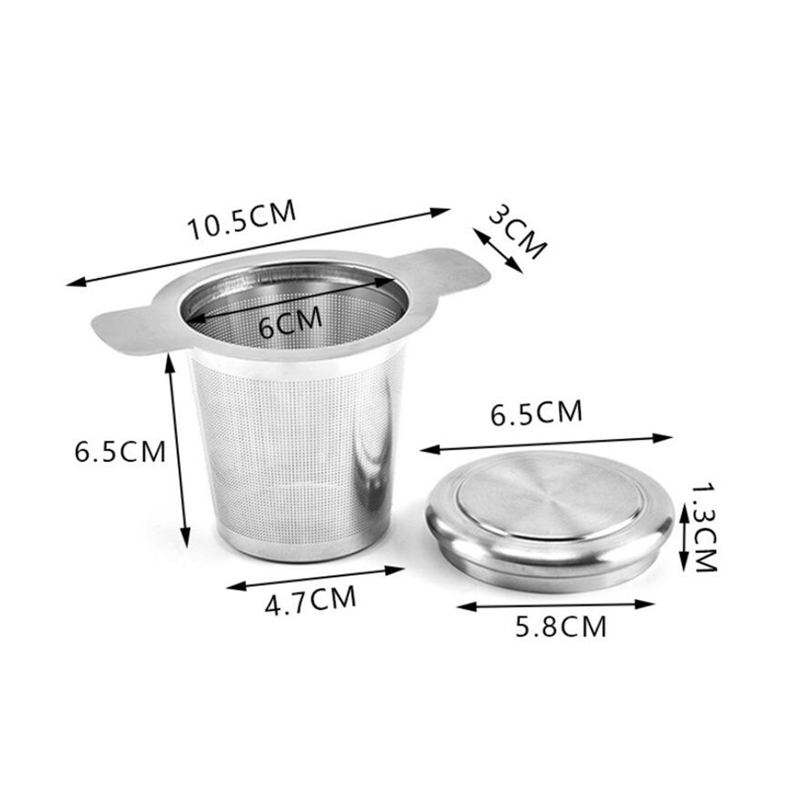 Tea Infuser with Lid Loose Tea Leaf Diffuser for Kettle