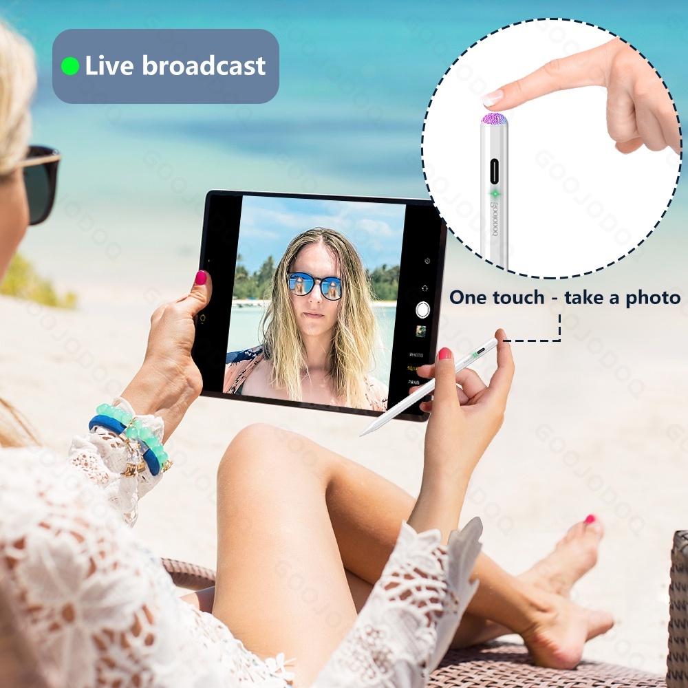 CD3266 - Bút Cảm Ứng Bluetooth Stylus Hiển thị phần trăm pin Dành cho "Dành cho iPad Pro 11 phiên bản 12.9 2018 2020 2021 - Dành cho Air 4 phiên bản 10.9 - Dành cho Air 5 - Dành cho Mini 6"