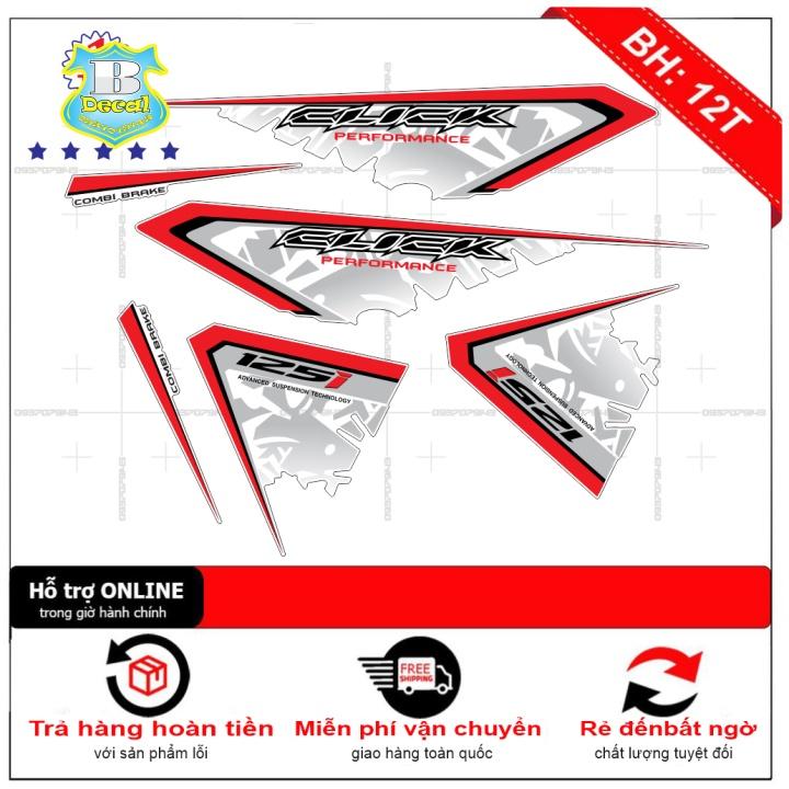 Tem rời dành cho click 125i 2017 trắng