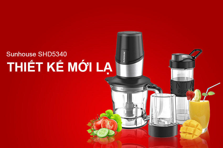 Máy Xay Sinh Tố Đa Năng Sunhouse SHD5340B - Hàng chính hãng