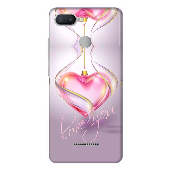 Ốp lưng điện thoại Xiaomi Redmi 6 hình Trái Tim Hồng