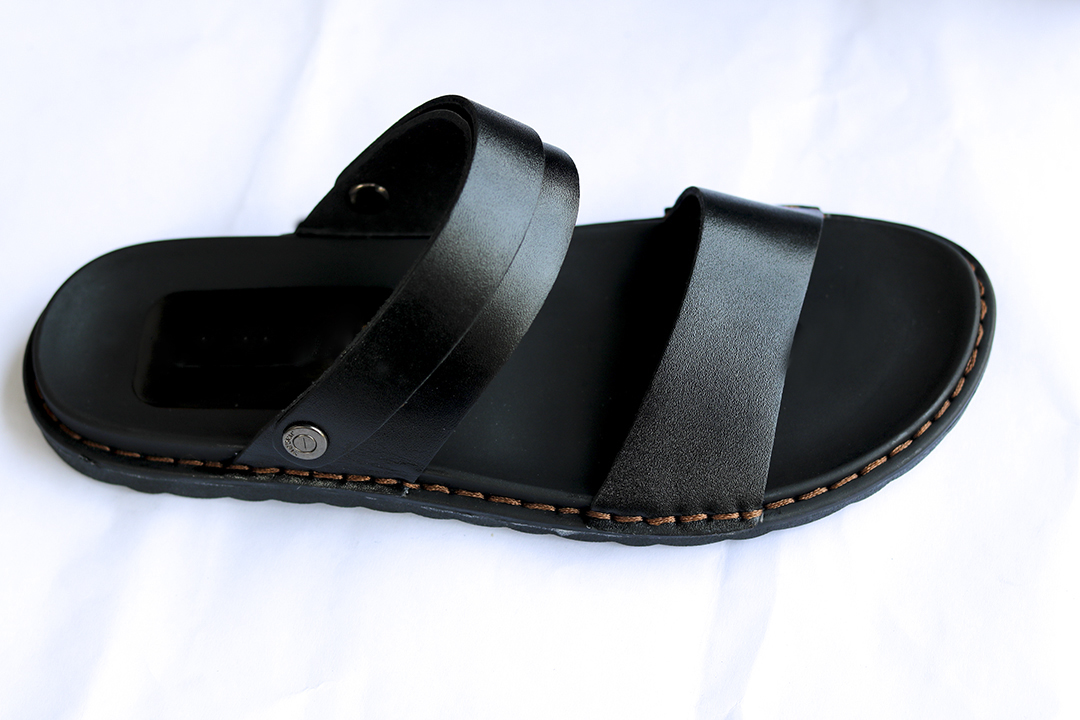 Sandal Nam- Quai Hậu Da Bò, Đế Khâu Bảo Hành 12 Tháng- Mã MDE02