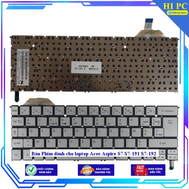 Bàn Phím dành cho laptop Acer Aspire S7 S7-191 S7-192 - Hàng Nhập Khẩu