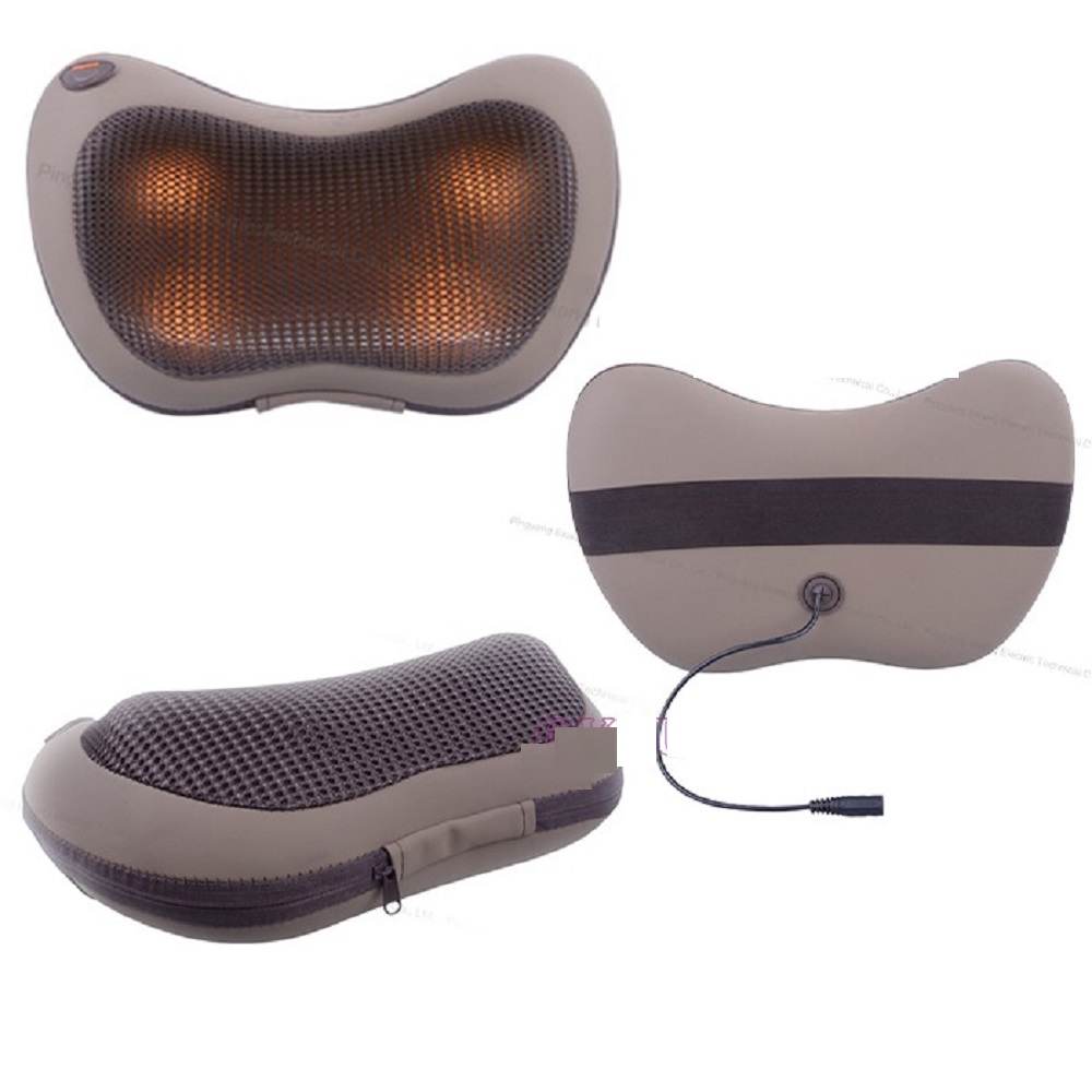 Gối massage hồng ngoại 6 bi - Công nghệ Hàn Quốc