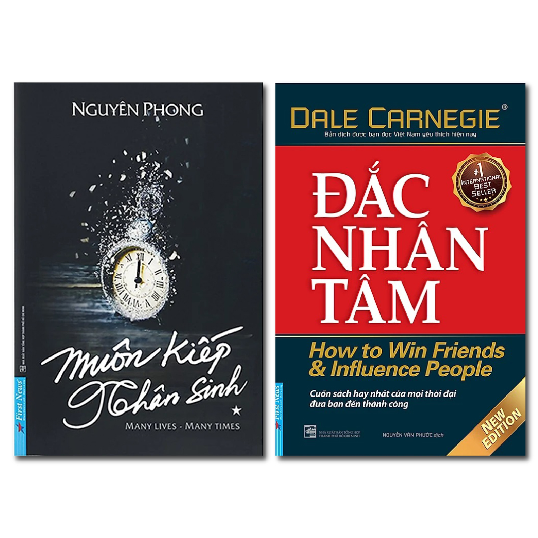Combo 2 Cuốn Muôn Kiếp Nhân Sinh Tập 1 + Đắc Nhân Tâm