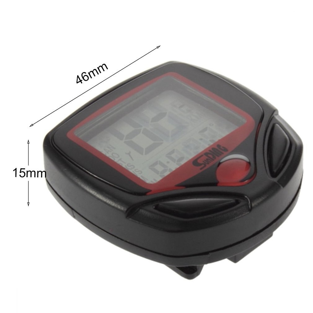 Đồng hồ đo tốc độ xe đạp thể thao SD-548B Hiển Thị LCD, 14 chức năng, có dây (dòng phổ thông), dễ dàng lắp đặt - Mai Lee