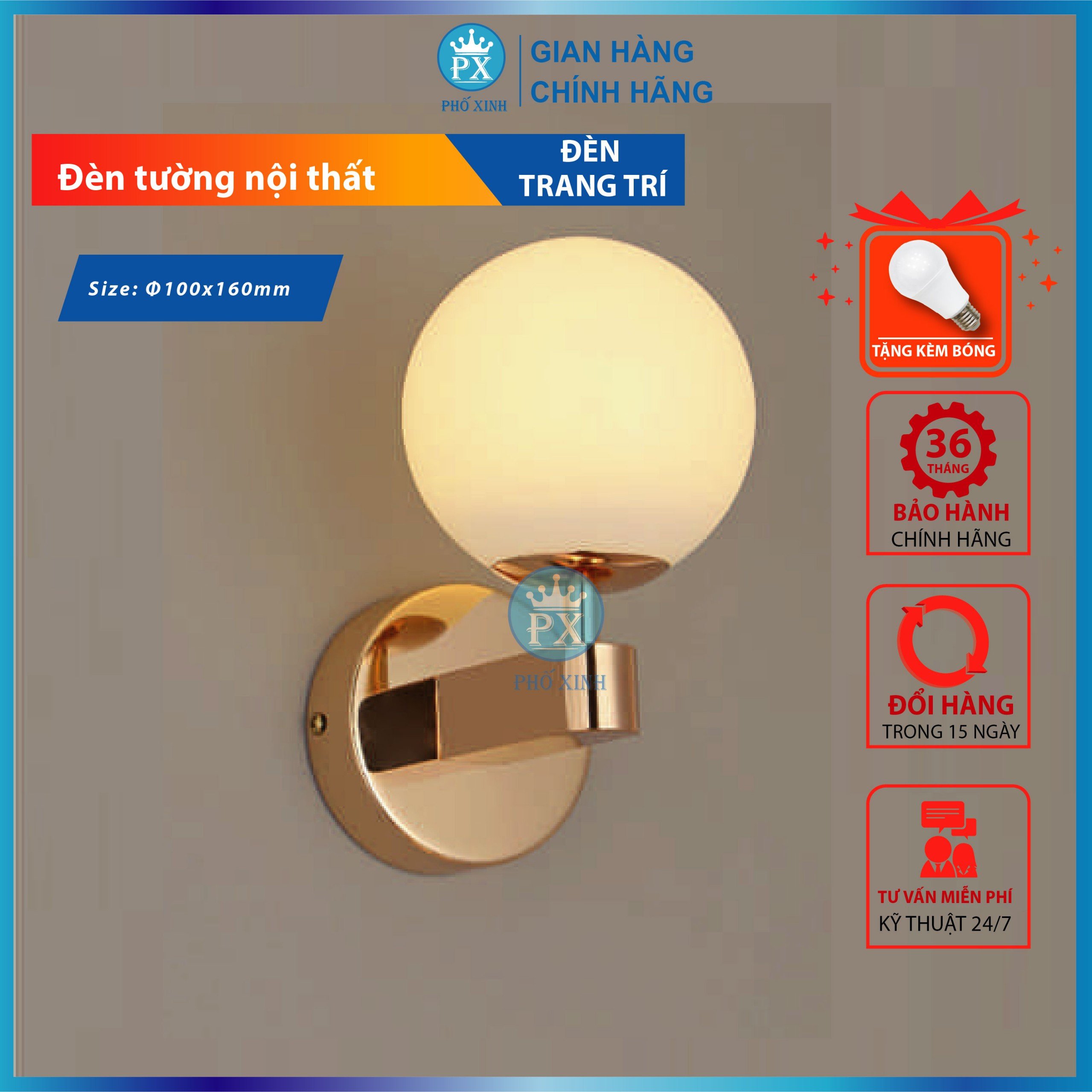 Đèn ngủ bóng LED hiện đại,  đèn cầu thang, phòng khách , phòng ngủ, hàng lang