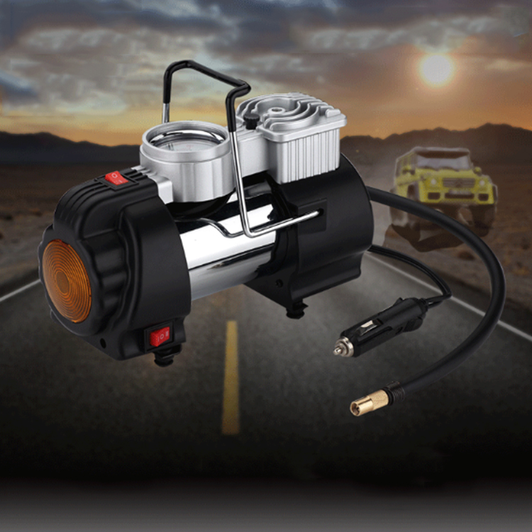 Máy bơm hơi mini đa năng AIR COMPRESSOR 12-13.5V cho xe ô tô 4-9 chỗ