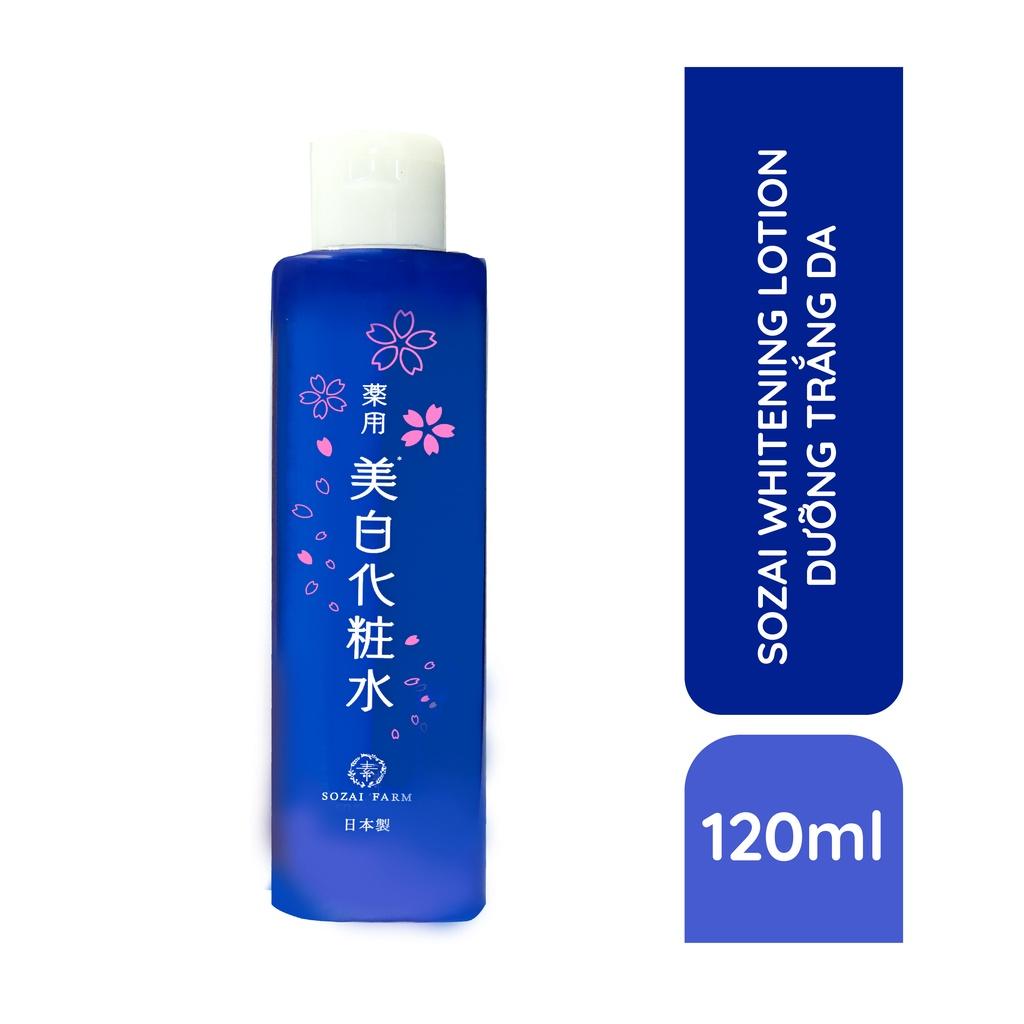 Lotion dưỡng sáng da Whitening Nhật Bản Sozai Farm Whitening lotion 120ml