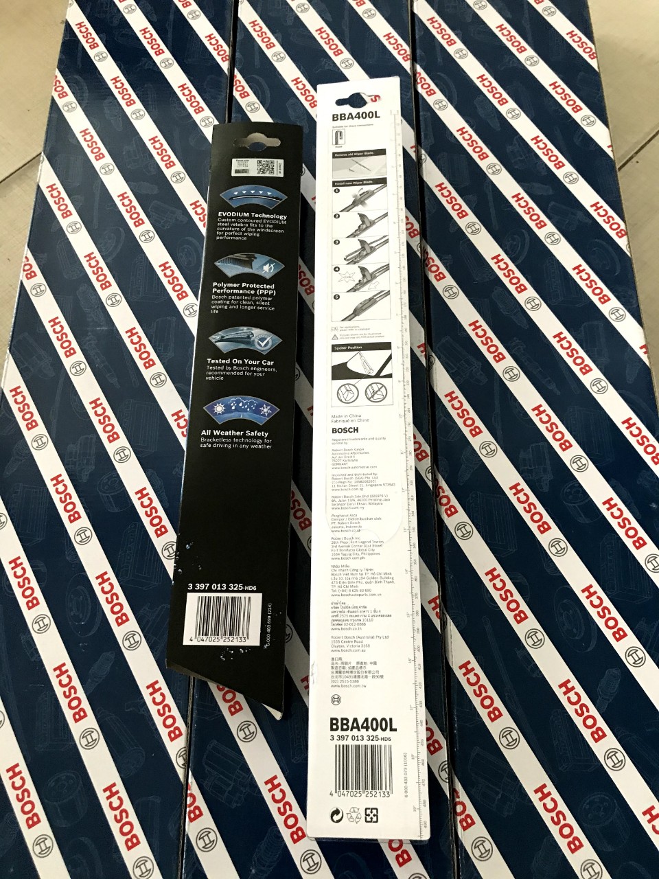BỘ GẠT MƯA BOSCH AEROTWIN EURO SET AUDI A4 A5 Q3 Q5 (2011-2022) A6 (2018-2022) - 20X24 (7296)