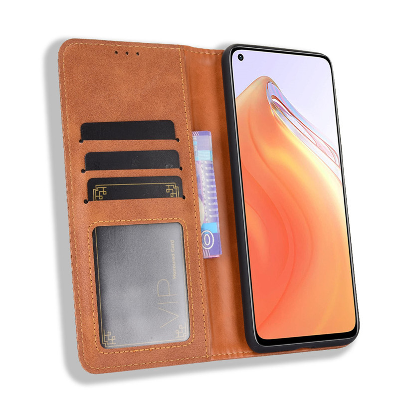 Bao da dành cho Xiaomi Redmi K30s dạng ví, hít nam châm cao cấp Fashion Case