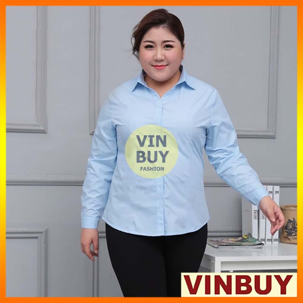 Sơ mi trắng bigsize nữ VINBUY