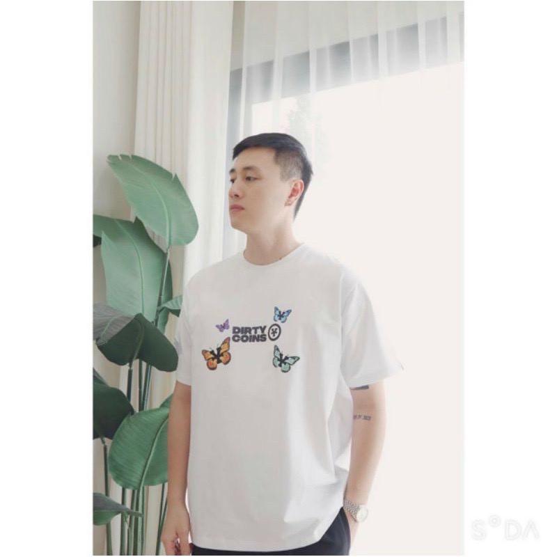 Áo Thun Tay Lỡ Rộng UNISEX In Họa Tiết Butterfly