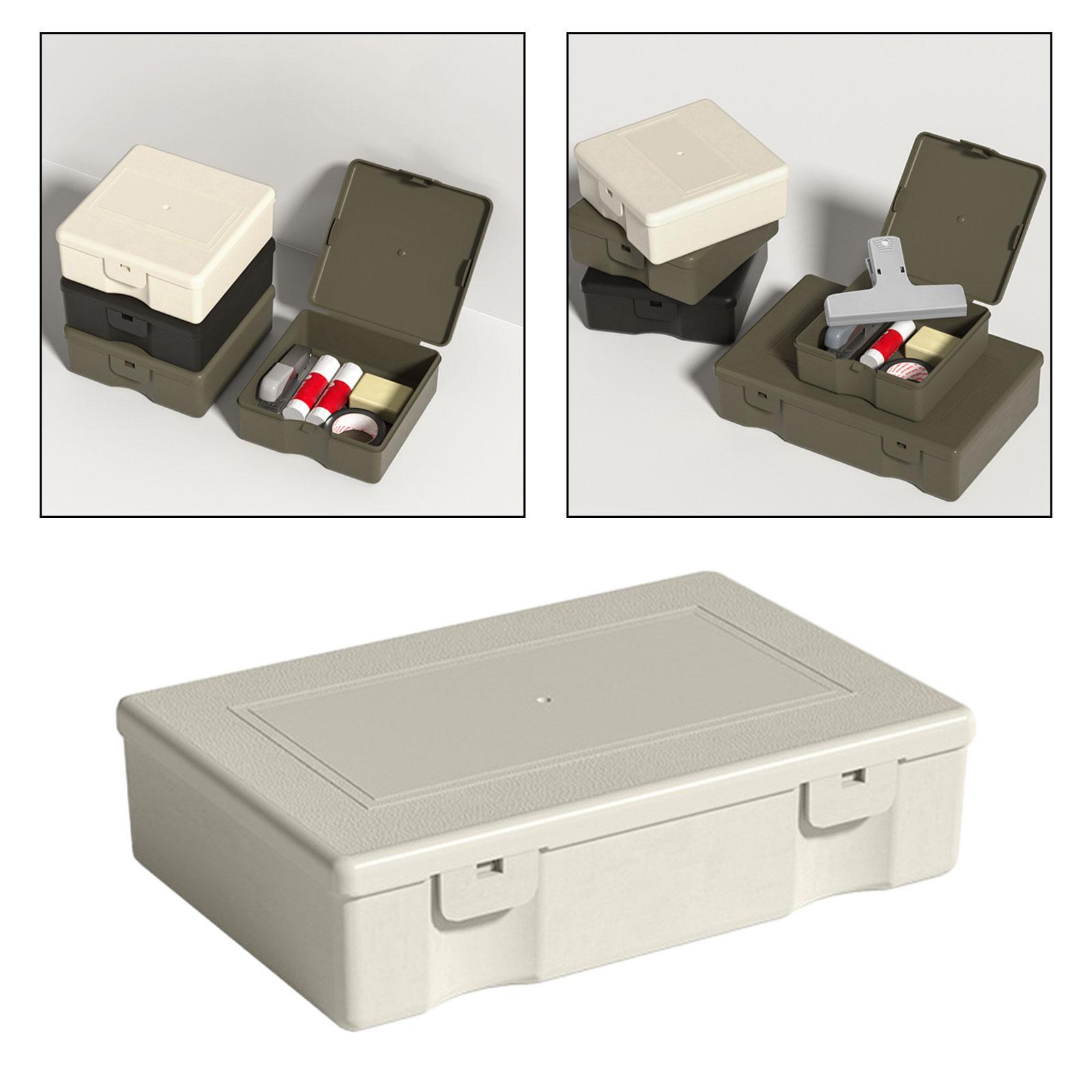 Desktop Storage Box, Sundry Container, Utility Case, Multipurpose Reusable Organizer Box for Camping Outdoor