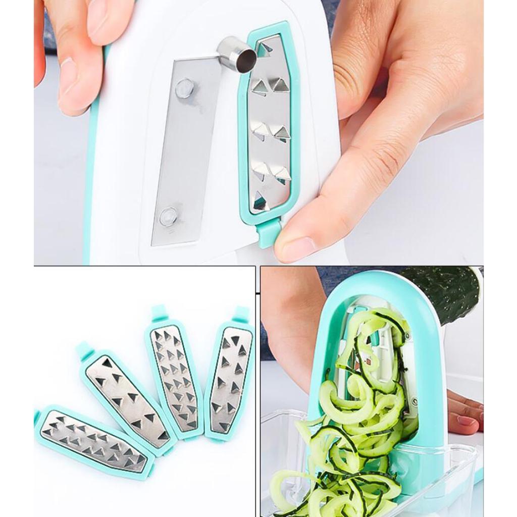 Manual Spiral Slicer Cutter Kitchen Vegetable Cutting Tools Gifts For Christmas