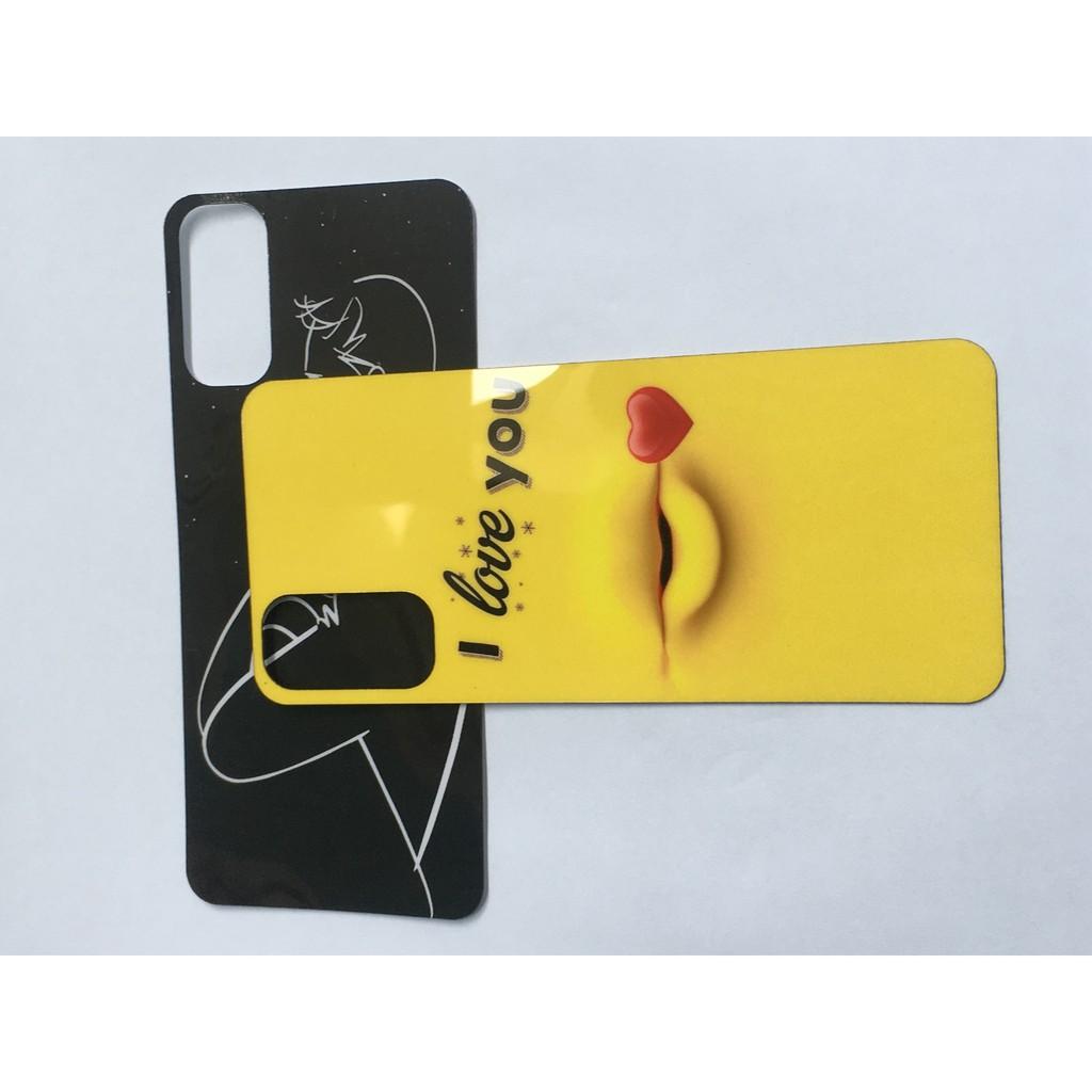 Miến Dán Skin ảnh 3D dành cho mặt lưng điện thoại OPPO Reno 4 / Reno 4pro