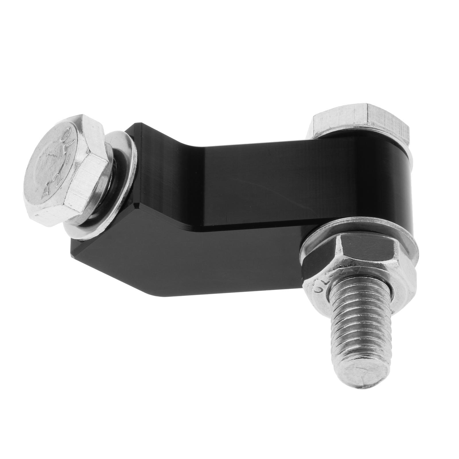 Motorcycle Headlight Mounting Block Bracket Extension CNC Aluminum for Headlights with A 3/4" I.D. Wide Mounting Bracket.