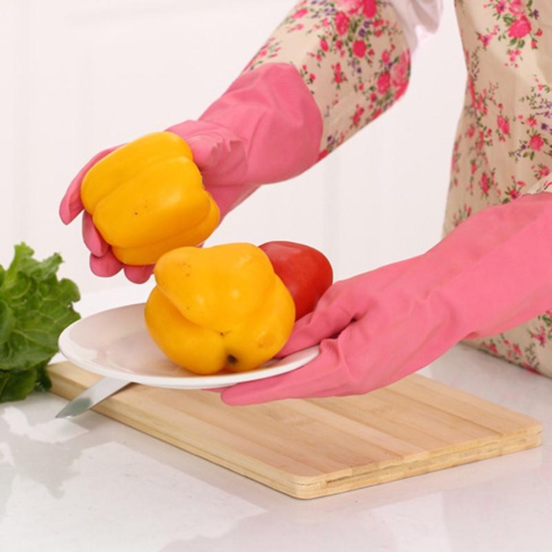 Găng Tay Cao Su Rửa Chén Chống Thấm Nước Siêu Bền Tiện Dụng