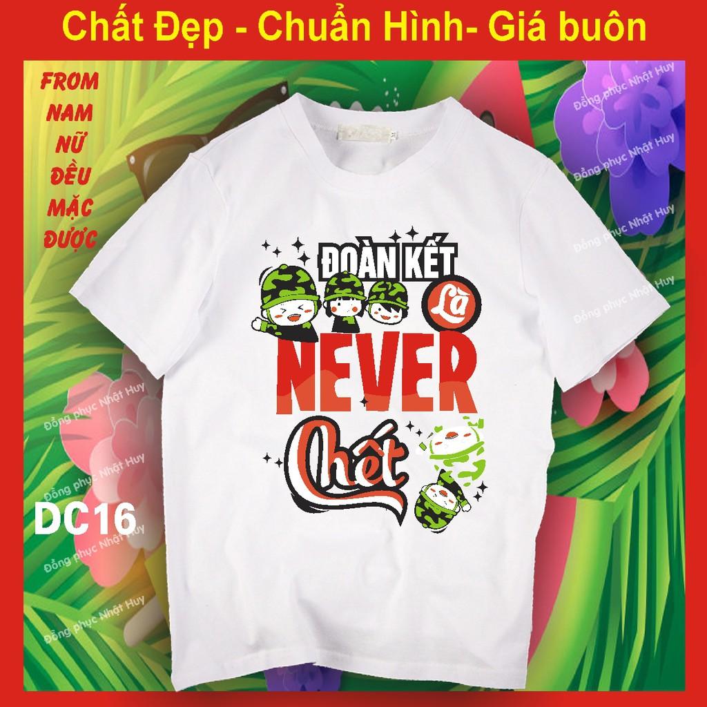 áo nhóm đi chơi DC15 đủ size, CAO CẤP du lịch, biển, phông, thun,cotton, xách balo lên và đi NAM NỮ, ĐOÀN KẾT NEVER CHẾT