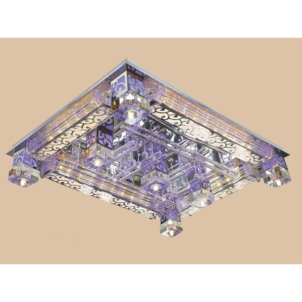 Đèn mâm - ốp trần pha lê trang trí cao cấp VKT-NC-082