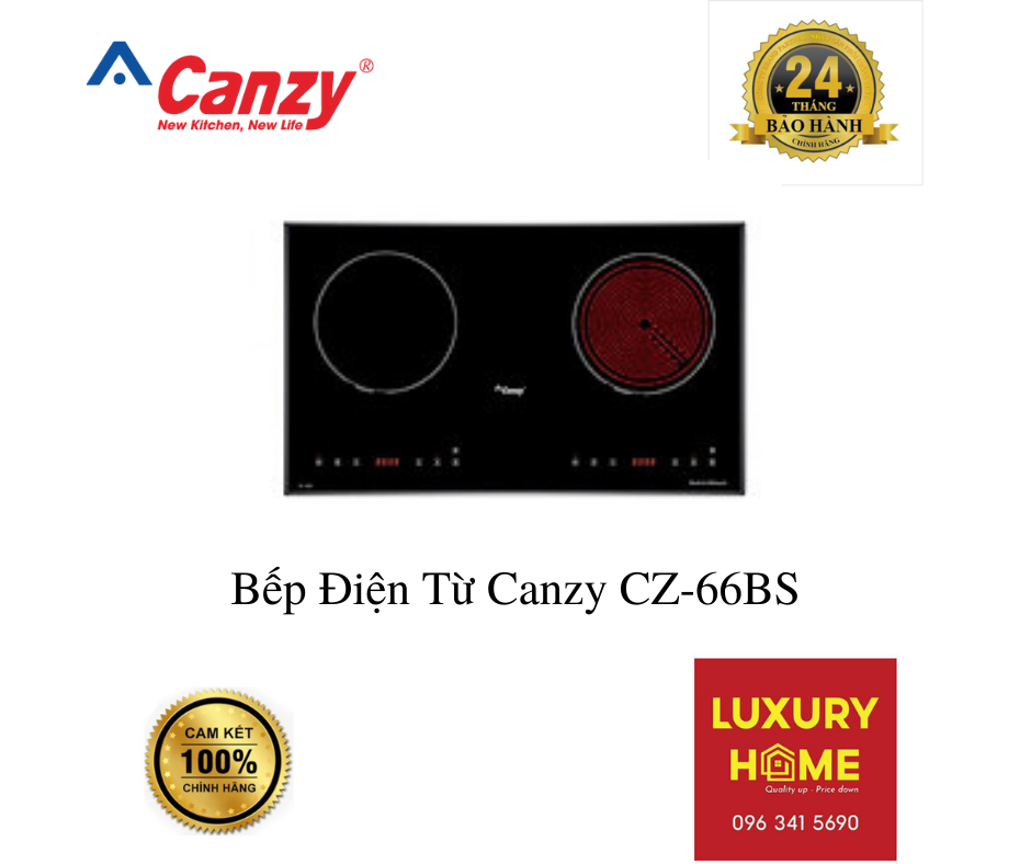 Bếp Điện Từ Canzy CZ-66BS - Hàng Hàng Chính Hãng