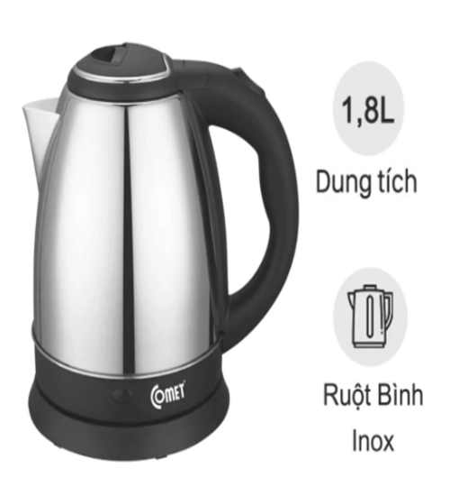 Bình đun siêu tốc inox 1,8L CM8217 - Hàng chính hãng